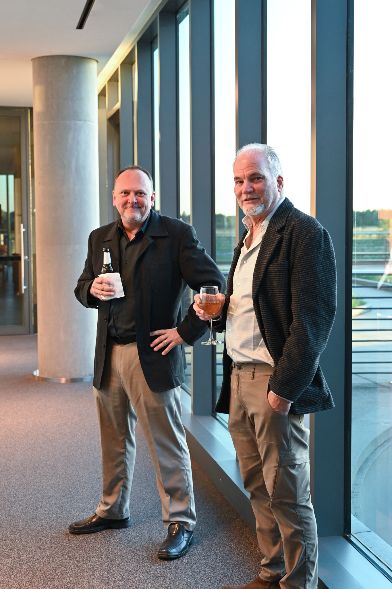 Taking a moment at the Porsche Experience Center AIA Award Ceremony